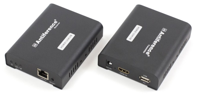 Antiference HDMIE120KVM HDMI Extender 120m Over Single CAT6 with KVM