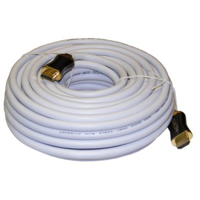 SAC 20m White HDMI Cable v2.0 4K - Gold Plated Connector