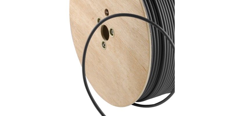 Antiference 250m RG6 Aerial & Satellite Coaxial Cable Black