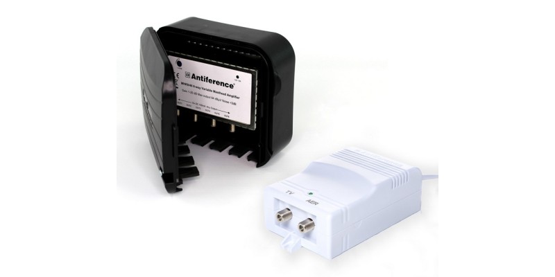 Antiference 1 in 6 out 75 Series Variable Gain Masthead Kit 1-25dB