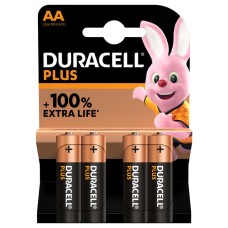 Duracell Plus Power AA Battery - Pack of 4