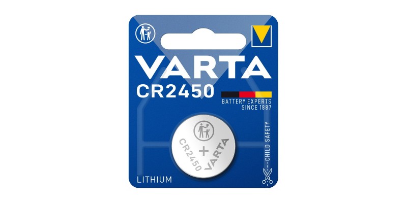 Varta CR2450 Lithium Coin Cell Battery