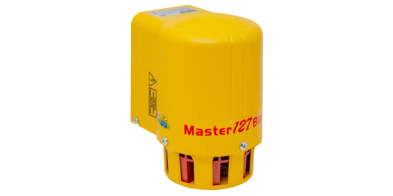 Klaxon Master Blaster 127db Alarm Siren 230v with 12v DC Relay