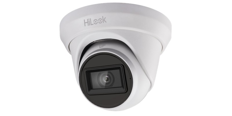 HiLook 5MP Turret with Microphone CCTV Security Camera 2.8mm Lens White THC-T250-MS