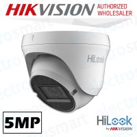 HiLook 5MP Turret CCTV Security Camera Varifocal 2.7-12mm Lens White THC-T350-Z