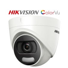 Hikvision DS-2CE72HFT-F(2.8mm) 5MP Turbo HD ColorVu Fixed Turret Camera 2.8mm Lens White