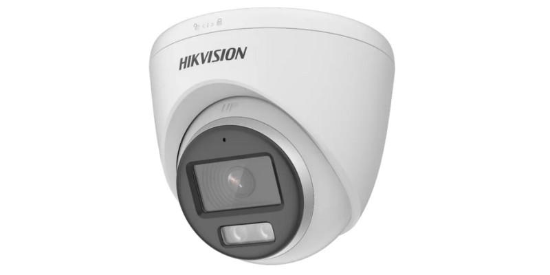 Hikvision DS-2CE72KF0T-FS(2.8mm) 3K ColorVu Audio Fixed Turret Camera Mic 2.8mm Lens White