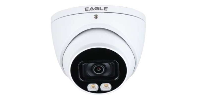 EAGLE 5MP 16:9 Full Colour Turret CCTV Camera 2.8mm Lens White EAGLE-5COL-TUR3-FW