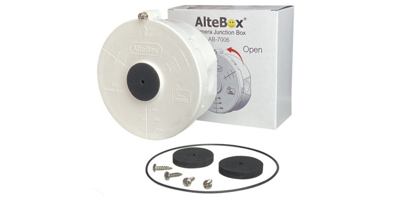 AlteBox Universal CCTV Camera Base / Junction Box