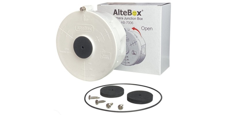 AlteBox Large Universal CCTV Camera Base / Junction Box