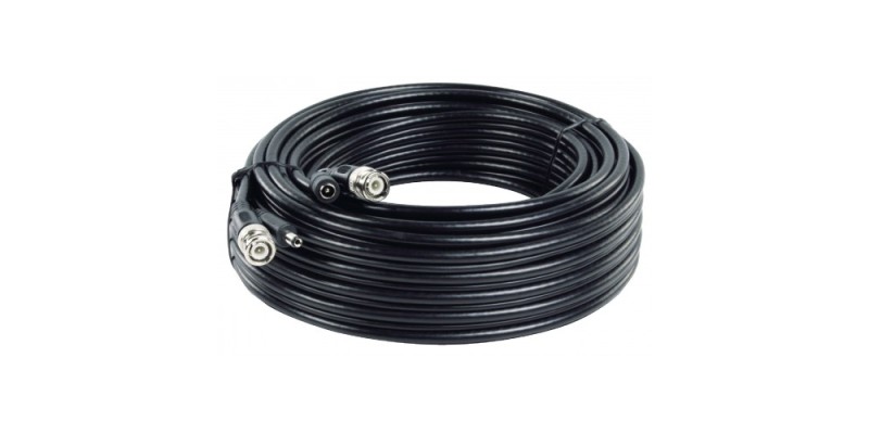 Part King 20m CCTV Cable with pre-fitted BNC & Power Connectors