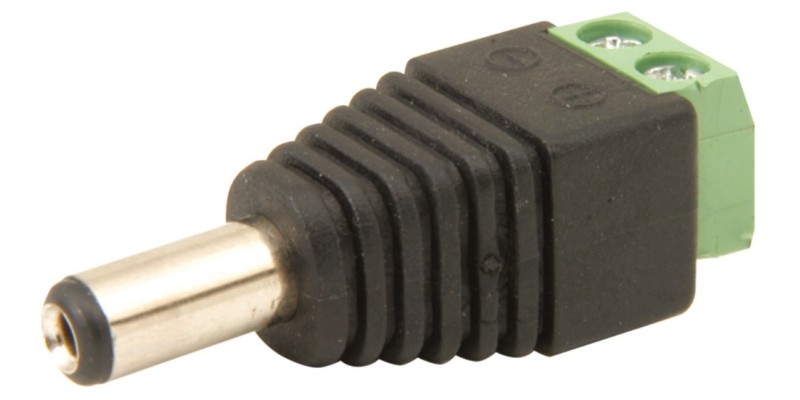 Beetronic Male 5.5 x 2.1mm DC Power Connector for CCTV