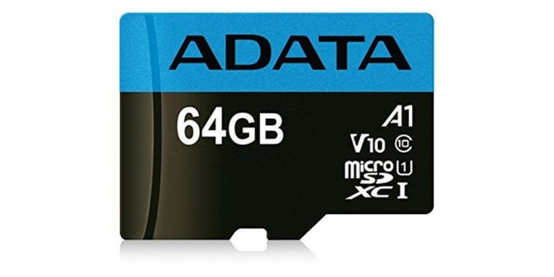 ADATA 64GB Micro SDXC Memory Card with SD Adaptor