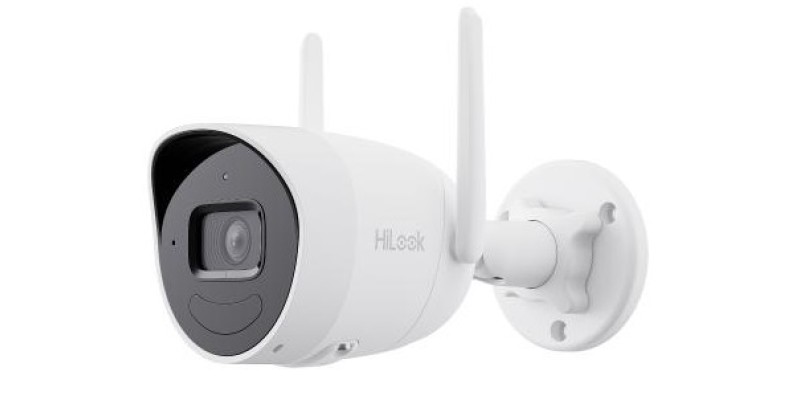 HiLook 4MP Outdoor WiFi Fixed Bullet Network Camera 2.8mm Lens White IPC-B140HA-D/W(W)(2.8mm)