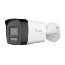 HiLook 8MP 4K Smart Hybrid Light ColorVu Bullet Network IP PoE CCTV Security Camera Built in Microphone 2.8mm Lens White IPC-B180HA-LUF/SL