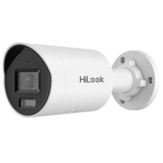 HiLook 8MP 4K ColorVu Bullet Network IP PoE CCTV Security Camera Built in Microphone 2.8mm Lens White IPC-B189H-MU