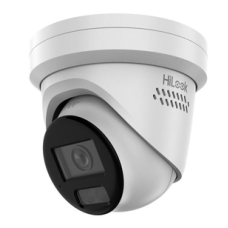 HiLook 12MP Acusense Strobe Light and Audible Warning & Smart Hybrid Light Fixed Turret Network Camera