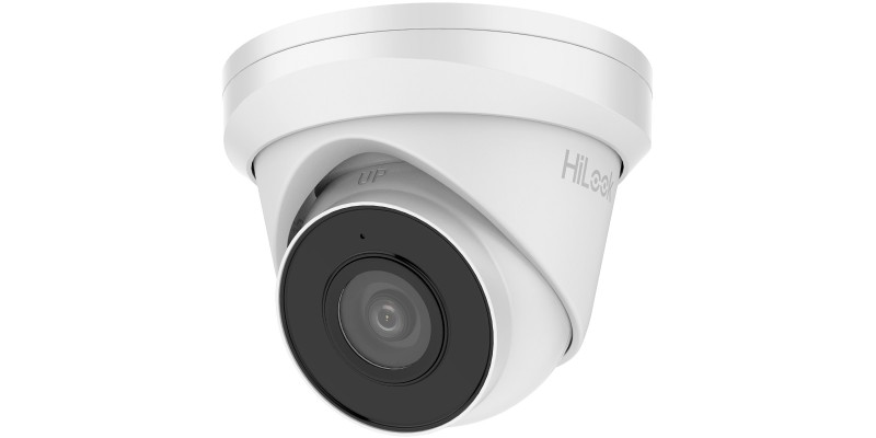 HiLook 5MP Turret Network IP PoE CCTV Security Camera Microphone 2.8mm Lens White IPC-T250H-MU(C)(2.8mm)