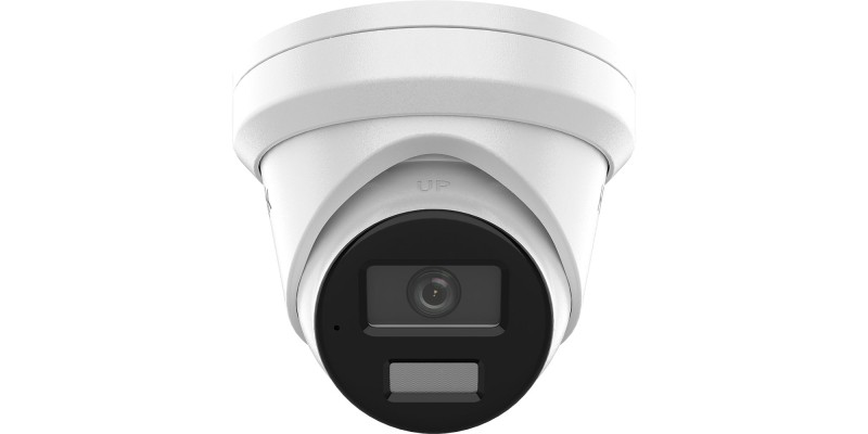 HiLook 5MP ColorVu with Microphone Turret Network IP PoE CCTV Security Camera 2.8mm Lens White IPC-T259H-MU