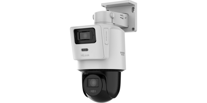 HiLook 4MP TandemVu Smart Hybrid Light 2 Way Audio PoE PT Pan Tilt Network Camera 2.8mm / 8mm Lens White PTZ-N2D400M-DE/14(2.8/8mm)