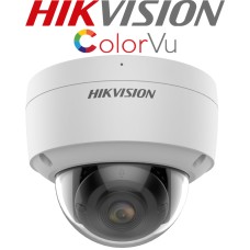 Hikvision DS-2CD2147G2-SU(2.8mm)(C) 4MP ColorVu Fixed Dome Vandal IP Network Camera 2.8mm Lens White