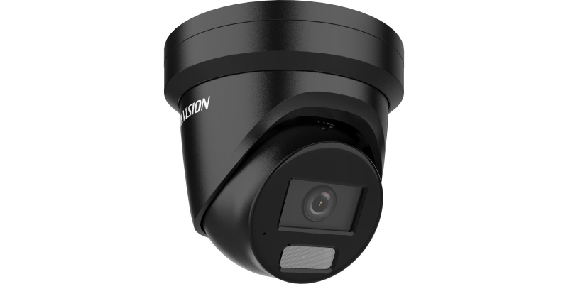 Hikvision DS-2CD2387G2H-LIU(2.8mm)(eF)(BLACK) 8MP 4K Smart Hybrid Light with ColorVu Fixed Turret Network Camera Fixed Turret Network Camera 2.8mm Lens Black