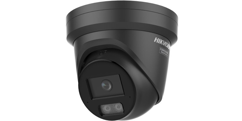 Hikvision DS-2CD2347G3-LI2UY(2.8mm) 4MP Smart Hybrid Light with ColorVu Fixed Turret Network Camera 2.8mm Lens Black