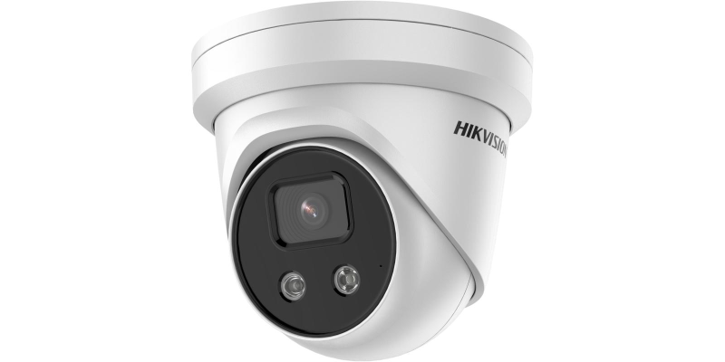 Hikvision DS-2CD2386G2-IU(2.8mm) 8MP 4K AcuSense Fixed Turret Network Camera 2.8mm Lens White