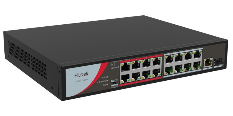 HiLook 16 Port PoE Network Switch NS-0318P-130(B)