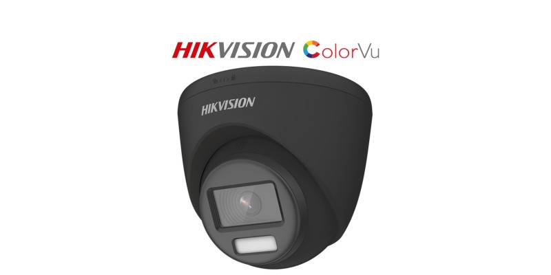 Hikvision DS-2CE72KF3T-E 3K PoC ColorVu Fixed Turret Camera 2.8mm Lens Black