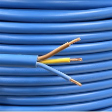 Beetronic 5m 2.5mm² Blue Arctic Grade 3 Core PVC Flex Cable 3183AG Caravan Outdoor Mains 240v Wire Beetronic 5m 2.5mm² Blue Arctic Grade 3 Core PVC Flex Cable 3183AG Caravan Outdoor Mains 240v Wire