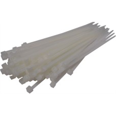SAC Bag of 100 Clear / Natural Cable Ties 4.8mm x 200mm