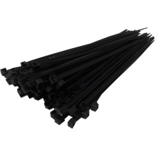 SAC Bag of 100 Black Cable Ties 4.8mm x 200mm