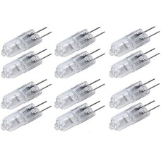electrosmart Quantity: 12 G4 Warm White 20w 12v Halogen Capsule Bulbs/Lamps - 2000hrs Energy Efficient only uses 14w of Power 