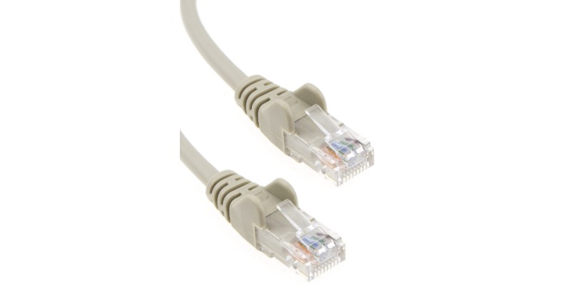 Beetronic 15m Cat6 Ethernet Network Patch Cable Cable - Grey