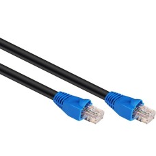 Beetronic 15m Cat6 External Ethernet Network Patch Cable Cable - Black
