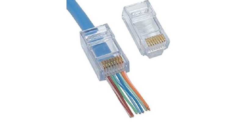 Beetronic CAT6 RJ45 Push Through Connector - Pack of 100