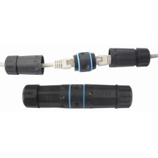 External Waterproof IP68 Rated RJ45 Coupler for Joining 2 x Cat5e / CAT6 Ethernet Cables