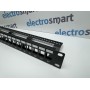 Part King 24 Port 1U Blank Unloaded Keystone Patch Panel for 19" Network Data Cabinet