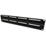 Part King 48 Port 2U CAT5e Krone and 110 Dual IDC UTP Patch Panel for 19" Network Data Cabinet