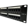 Part King 48 Port 2U CAT6 Krone and 110 Dual IDC UTP Patch Panel for 19" Network Data Cabinet