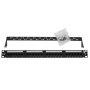 Blake 19" 1U UTP CAT5e 24 Port Patch Panel Krone and 110 IDC