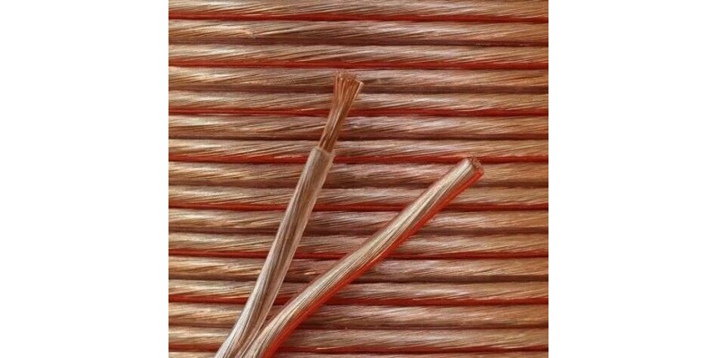 electrosmart 2x 2mm / 2x 179 Strand 14AWG Loud Speaker Cable - Outside Dimensions of Cable: 8mm x 4mm (10m)