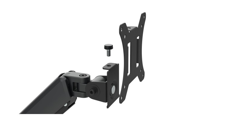 Beetronic Wall Mounted Gas Spring Monitor Arm 13 - 32" Computer Screen Height Adjustable