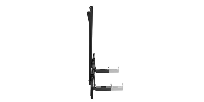 Part King Universal Adjustable Soundbar Speaker Bracket Mount Holder Above Below TV VESA