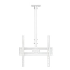 Part King White TV Ceiling Mount Bracket 32" 40" 42" 43" 49" 50" 55" 60" LED TV VESA 400x400