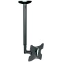 electrosmart Black Flat Screen LED/LCD TV/CCTV Monitor Ceiling Bracket Mount 23-42" with Swivel & Tilt