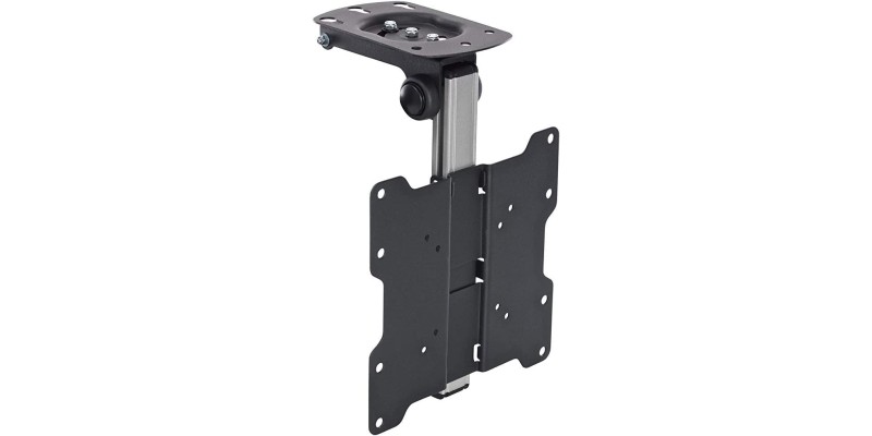 electrosmart Under Cabinet/Sloping Ceiling TV Bracket Mount with Tilt & Height Adjustment for 17" to 37" LCD/LED/Monitor with 75x75 100x100 200x100 & 200x200 VESA