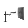 Part King Pole Mount TV Monitor Arm Bracket 17-32" for Disco Karaoke Swivel Tilt 28 - 60mm