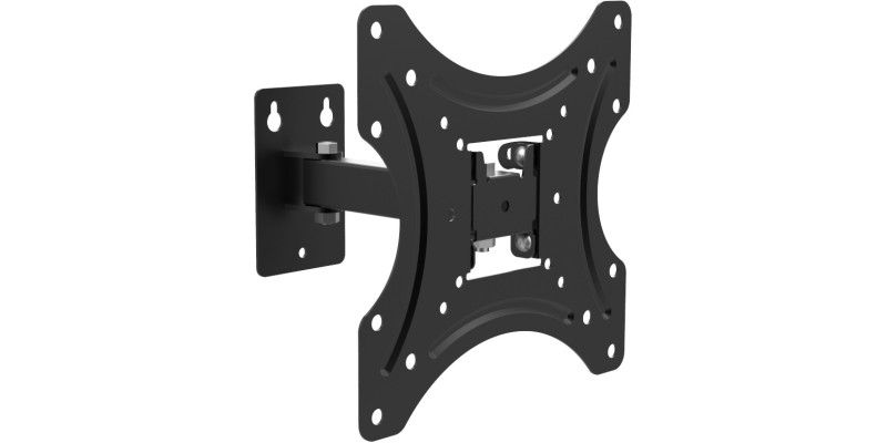 Part King Universal Tilt & Swivel Arm TV Wall Mount Bracket 23" 24" 27" 32" 42" 43" LED LCD Moving Left Right